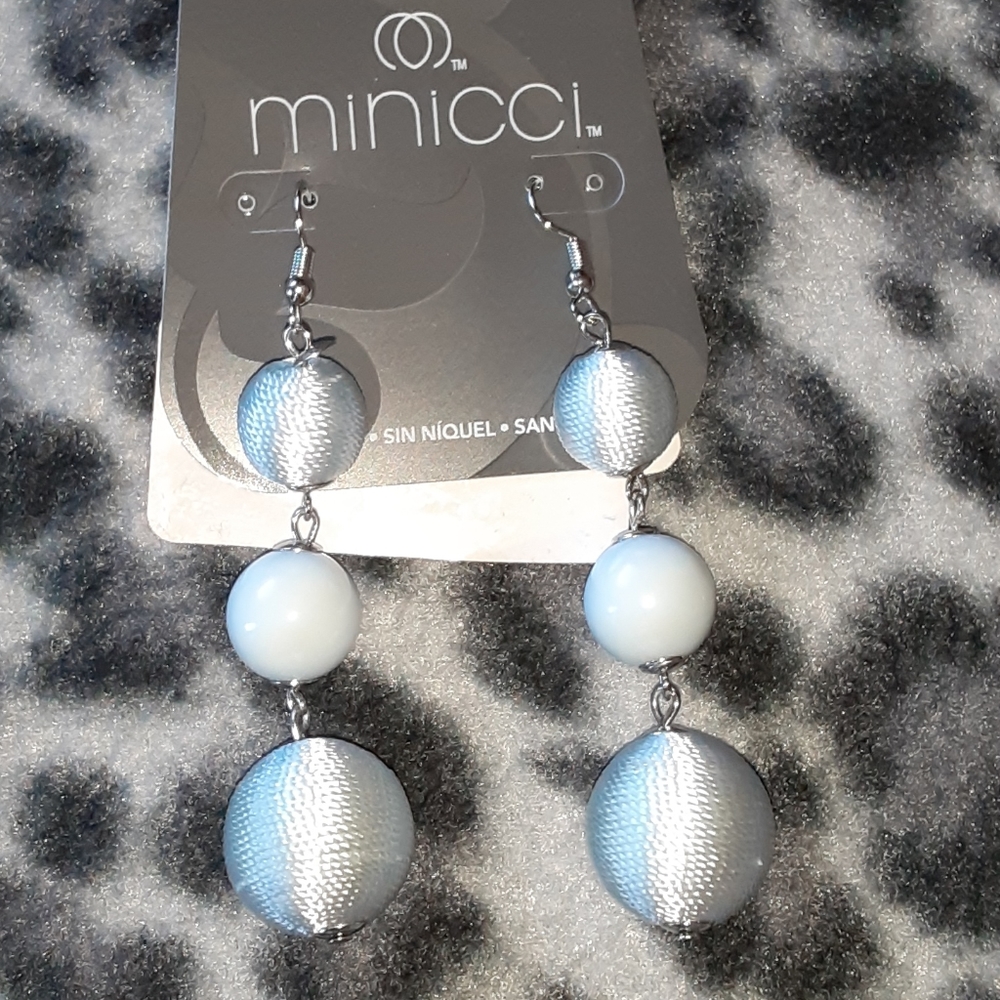 Long earrings. New